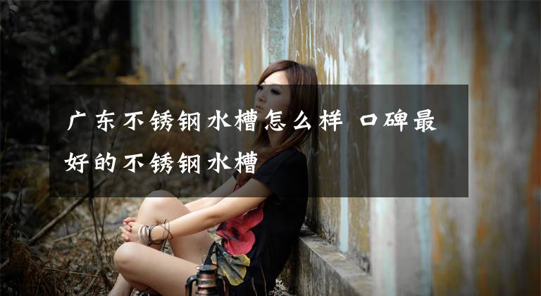 广东不锈钢水槽怎么样 口碑最好的不锈钢水槽