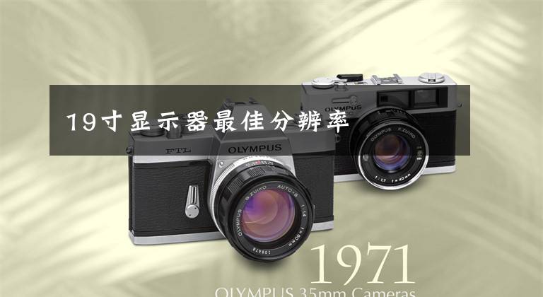 19寸显示器最佳分辨率