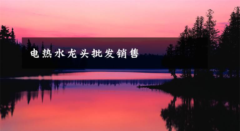 电热水龙头批发销售