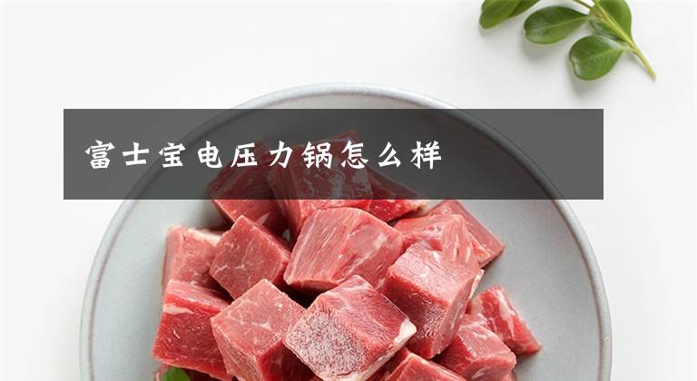 富士宝电压力锅怎么样