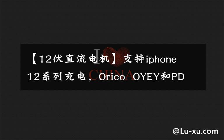 【12伏直流电机】支持iphone  12系列充电，Orico  OYEY和PD  20W快速充电套餐使用经验。