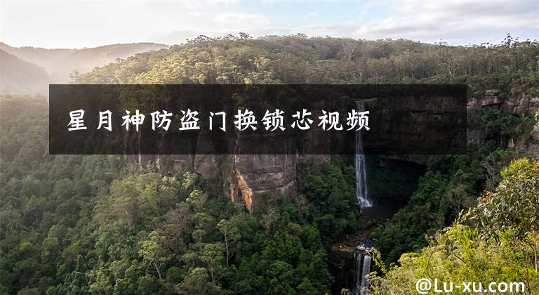 星月神防盗门换锁芯视频