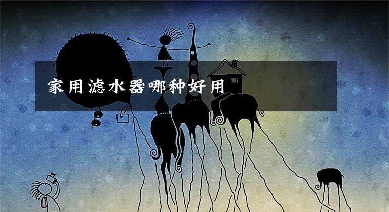 家用滤水器哪种好用