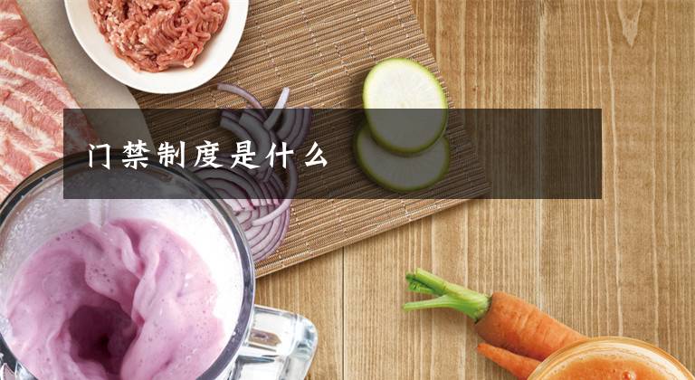 门禁制度是什么
