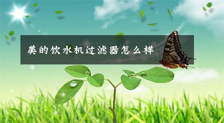 美的饮水机过滤器怎么样