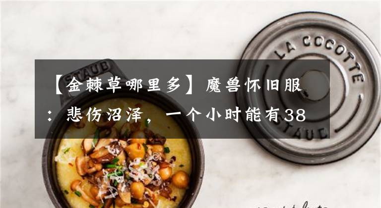 【金棘草哪里多】魔兽怀旧服：悲伤沼泽，一个小时能有380金收益