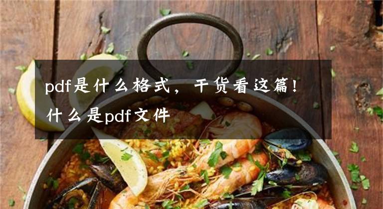 pdf是什么格式，干货看这篇!什么是pdf文件