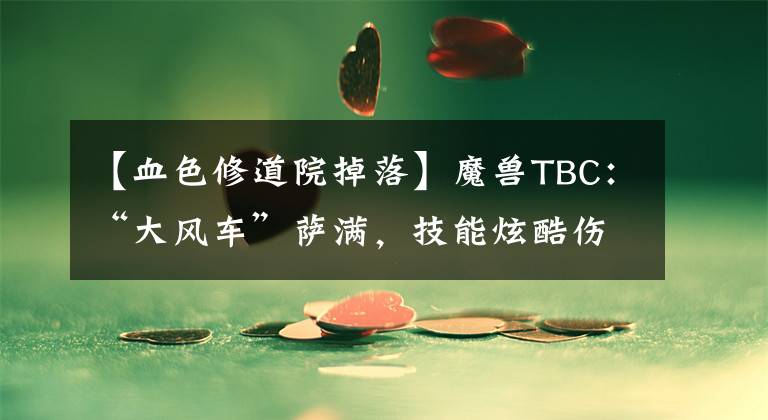 【血色修道院掉落】魔兽TBC：“大风车”萨满，技能炫酷伤害爆表，玩家直呼：爱了