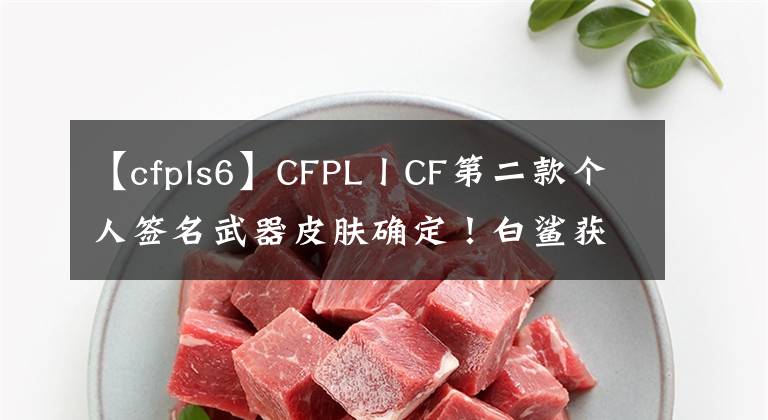 【cfpls6】CFPL丨CF第二款个人签名武器皮肤确定！白鲨获得荣誉资格
