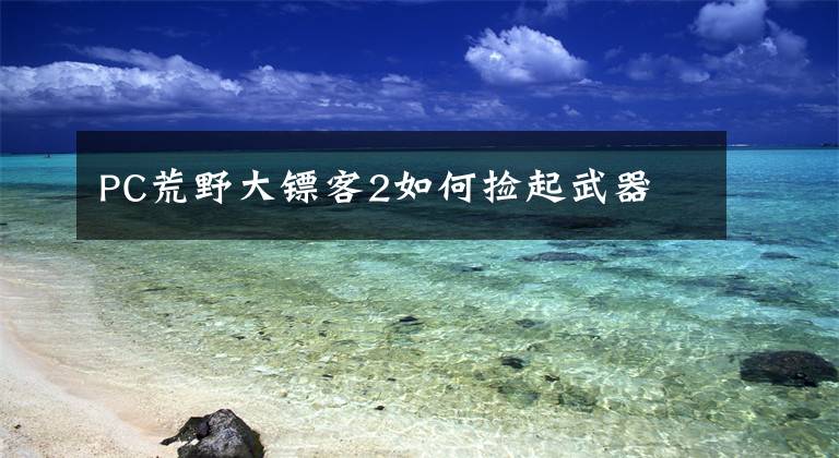 PC荒野大镖客2如何捡起武器