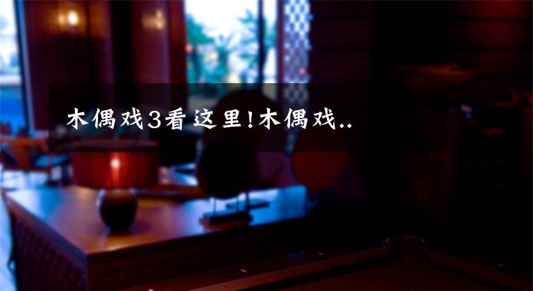 木偶戏3看这里!木偶戏..