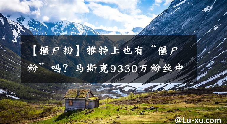 【僵尸粉】推特上也有“僵尸粉”吗?马斯克9330万粉丝中,近7人成为“假粉丝”