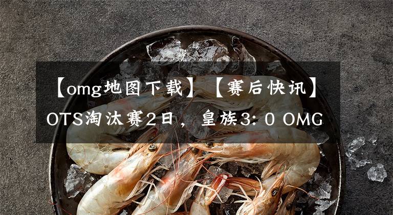 【omg地图下载】【赛后快讯】OTS淘汰赛2日,皇族3: 0 OMG OMG进入败者组。