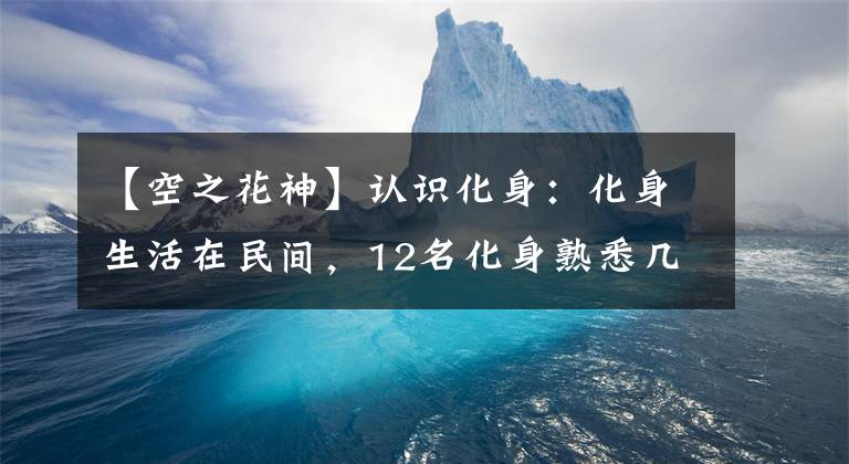 【空之花神】认识化身：化身生活在民间，12名化身熟悉几位？