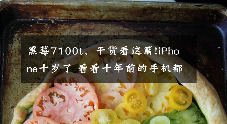 黑莓7100t,干货看这篇!iPhone十岁了 看看十年前的手机都啥样