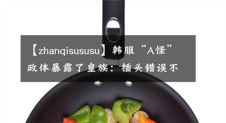 【zhanqisususu】韩服“A怪”政体暴露了皇族:插头错误不是真的。