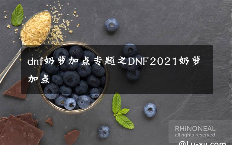 dnf奶萝加点专题之DNF2021奶萝加点
