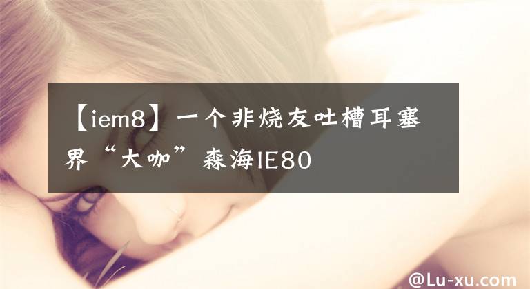 【iem8】一个非烧友吐槽耳塞界“大咖”森海IE80