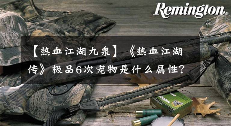 【热血江湖九泉】《热血江湖传》极品6次宠物是什么属性?