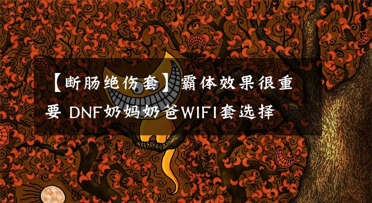 【断肠绝伤套】霸体效果很重要 DNF奶妈奶爸WIFI套选择