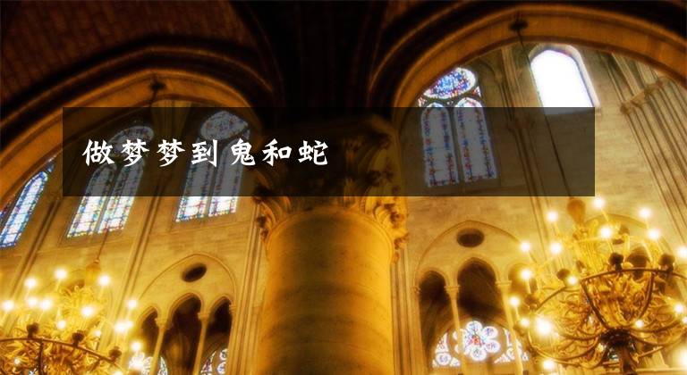 做梦梦到鬼和蛇