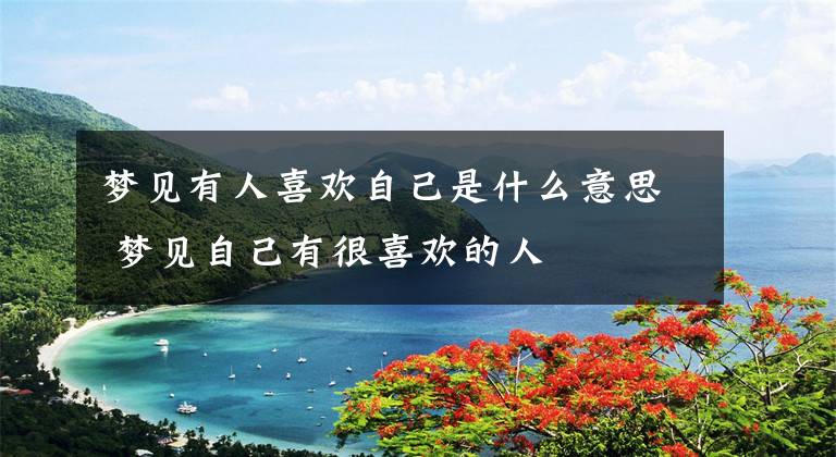 梦见有人喜欢自己是什么意思 梦见自己有很喜欢的人