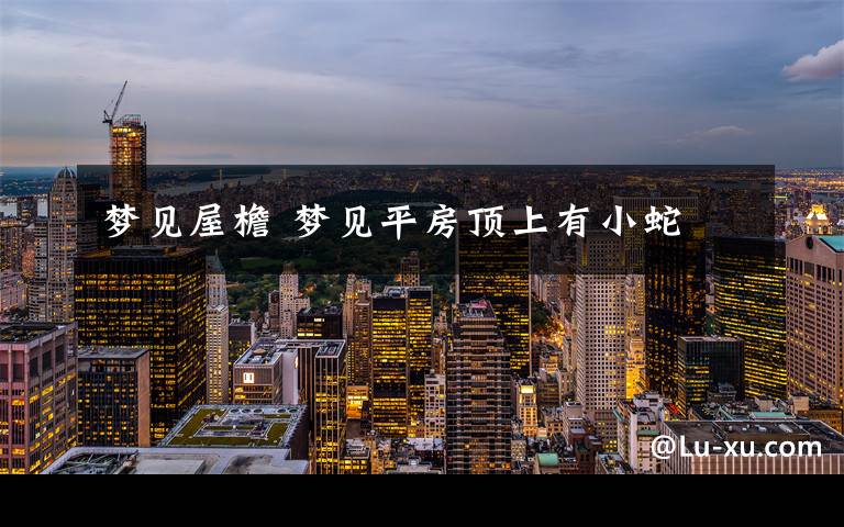 梦见屋檐 梦见平房顶上有小蛇