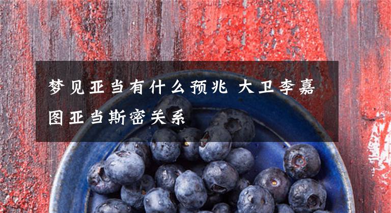 梦见亚当有什么预兆 大卫李嘉图亚当斯密关系