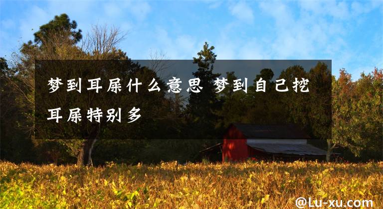 梦到耳屎什么意思 梦到自己挖耳屎特别多