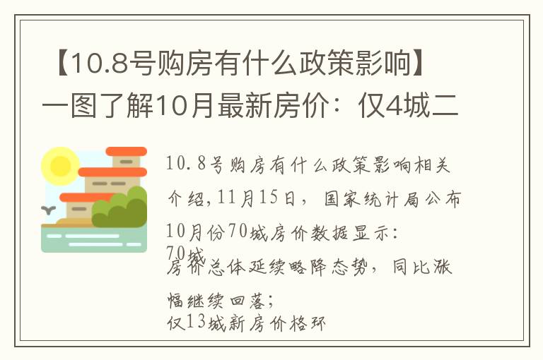 【10.8号购房有什么政策影响】一图了解10月最新房价：仅4城二手房价格上涨（附各地调控政策一览）