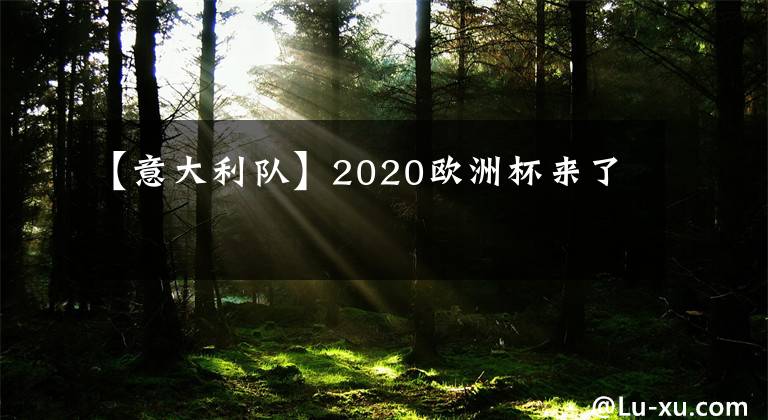 【意大利队】2020欧洲杯来了