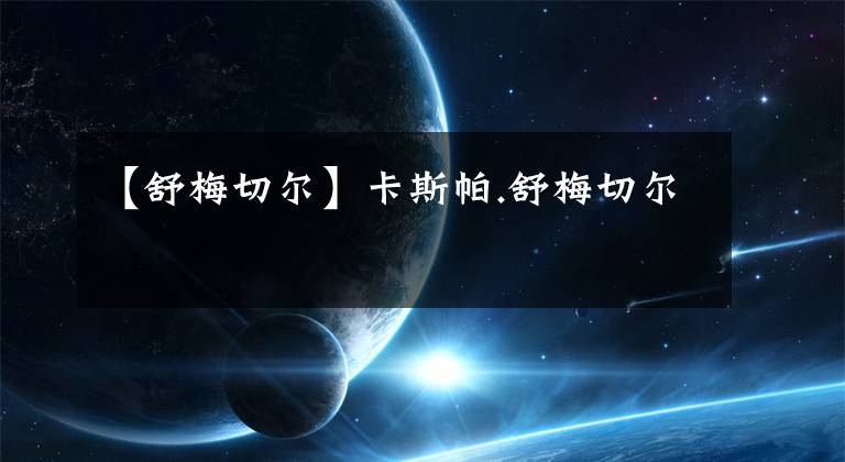 【舒梅切尔】卡斯帕.舒梅切尔