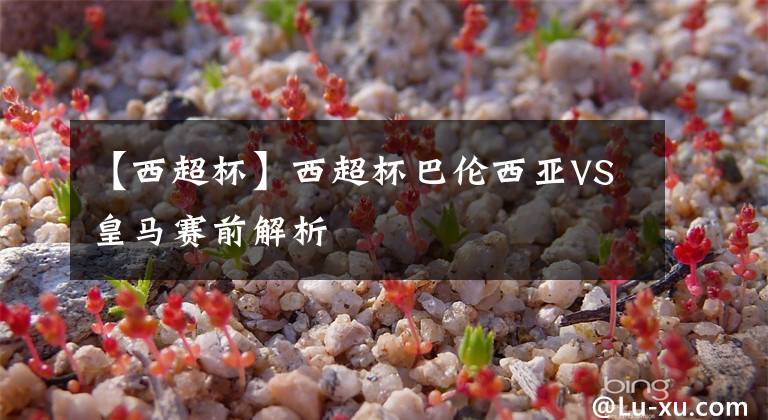 【西超杯】西超杯巴伦西亚VS皇马赛前解析