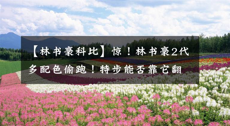 【林书豪科比】惊!林书豪2代多配色偷跑!特步能否靠它翻身做主?