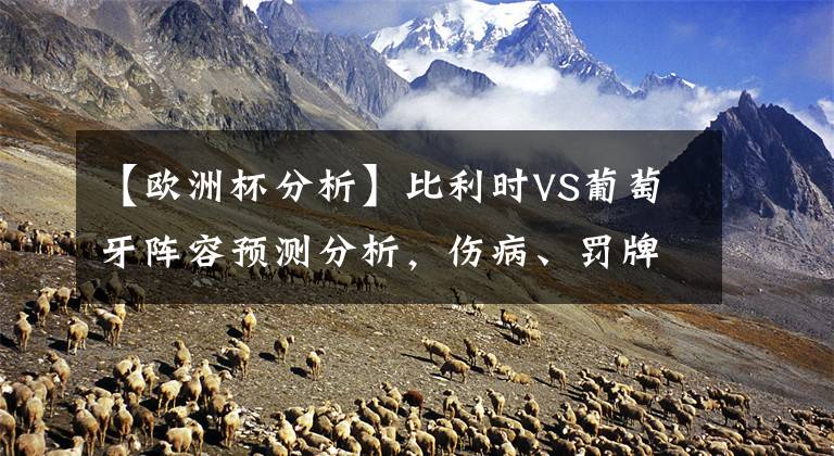 【欧洲杯分析】比利时VS葡萄牙阵容预测分析,伤病、罚牌、球员缺席情况
