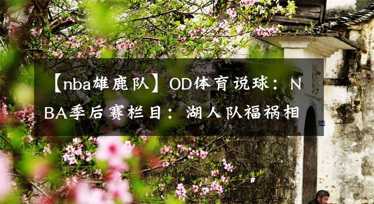【nba雄鹿队】OD体育说球：NBA季后赛栏目：湖人队福祸相依，雄鹿拦“网”先峰