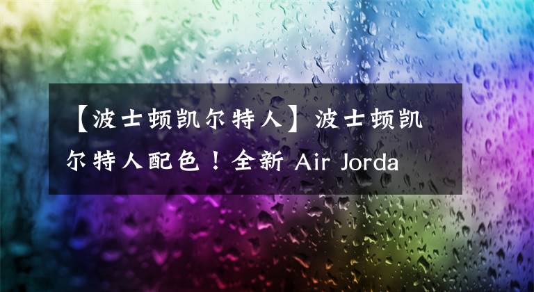 【波士顿凯尔特人】波士顿凯尔特人配色!全新 Air Jordan 13 明年发售!