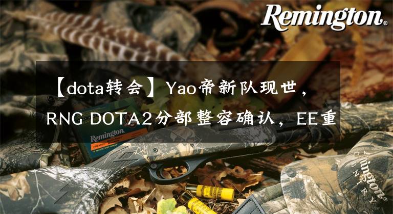 【dota转会】Yao帝新队现世,RNG DOTA2分部整容确认,EE重返北美“最强赛区”