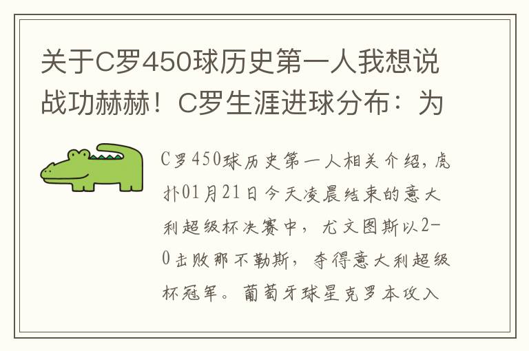 关于C罗450球历史第一人我想说战功赫赫！C罗生涯进球分布：为皇马攻入450球，曼联118球