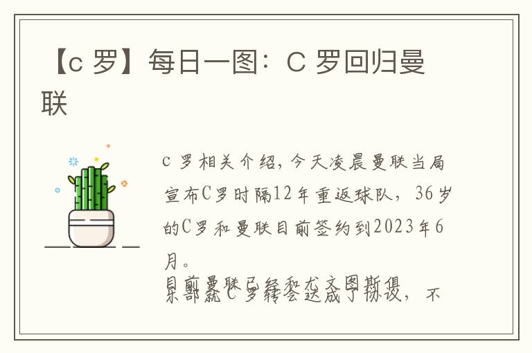 【c 罗】每日一图:C 罗回归曼联