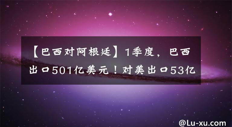 【巴西对阿根廷】1季度，巴西出口501亿美元！对美出口53亿，阿根廷22亿，中国呢？