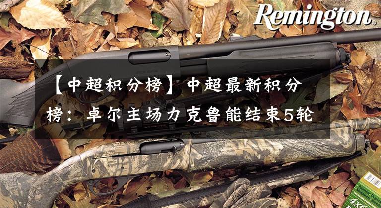 【中超积分榜】中超最新积分榜:卓尔主场力克鲁能结束5轮不胜,联赛升至第6位