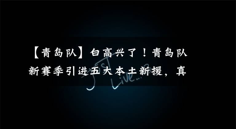 【青岛队】白高兴了！青岛队新赛季引进五大本土新援，真正能用的就他一个