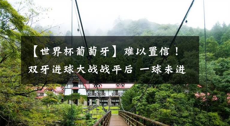 【世界杯葡萄牙】难以置信！双牙进球大战战平后 一球未进的伊朗队成为B组第一！