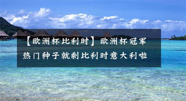 【欧洲杯比利时】欧洲杯冠军热门种子就剩比利时意大利啦！看这哥俩咋打