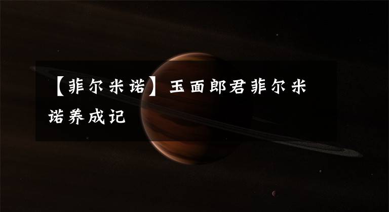 【菲尔米诺】玉面郎君菲尔米诺养成记