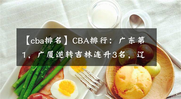 【cba排名】CBA排行:广东第1,广厦逆转吉林连升3名,辽宁排名第四