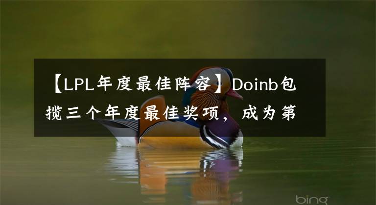 【LPL年度最佳阵容】Doinb包揽三个年度最佳奖项，成为第三位获此殊荣的选手，堪称人生赢家