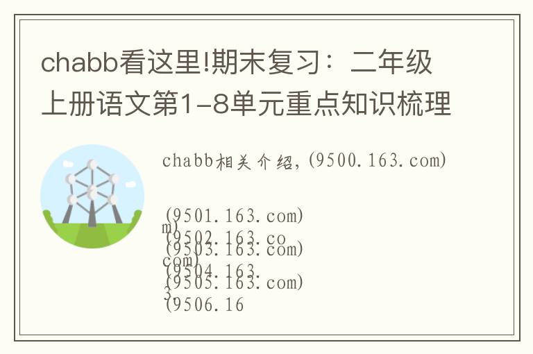 chabb看这里!期末复习:二年级上册语文第1-8单元重点知识梳理,可打印