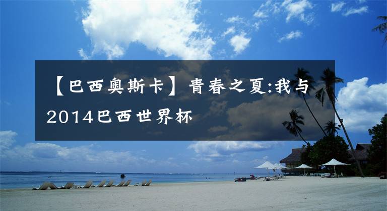 【巴西奥斯卡】青春之夏:我与2014巴西世界杯